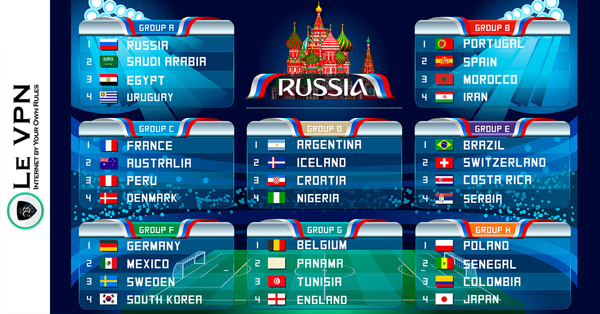 How to Use a VPN to watch the World Cup live? | Our guide how to watch the World Cup live from anywhere in the world using a VPN: World Cup streaming in the US, UK, Canada, France, Spain. | Le VPN