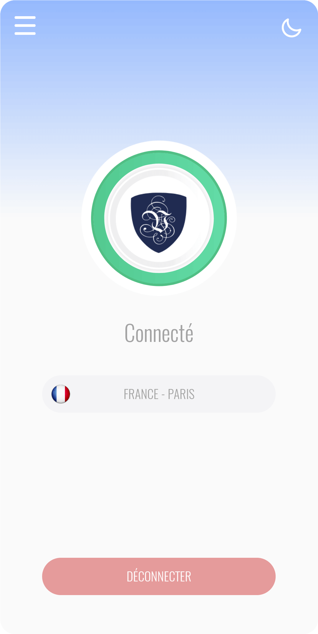 You are now connected to Le VPN