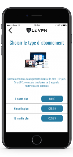 Application VPN pour iOS | Qu'est ce que VPN | serveur VPN iPhone